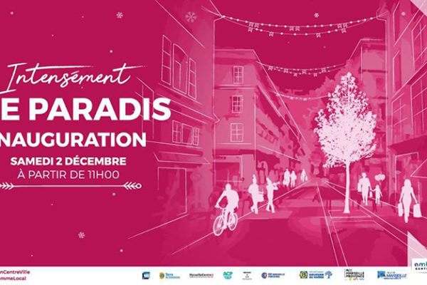 Inauguration de la rue Paradis 2 décembre 2017